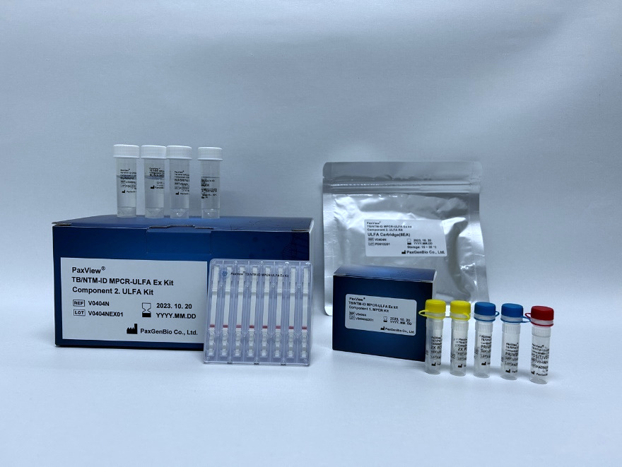 팍스젠바이오는 결핵균 및 비결핵 항산균 감별 분자진단 키트인 ‘PaxViewⓇ TB/NTM-ID MPCR-ULFA Kit’에 대한 당국의 수출 허가를 받았다. 사진=팍스젠바이오